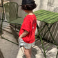 《XL size Last 1点》Diamond Tee (red)