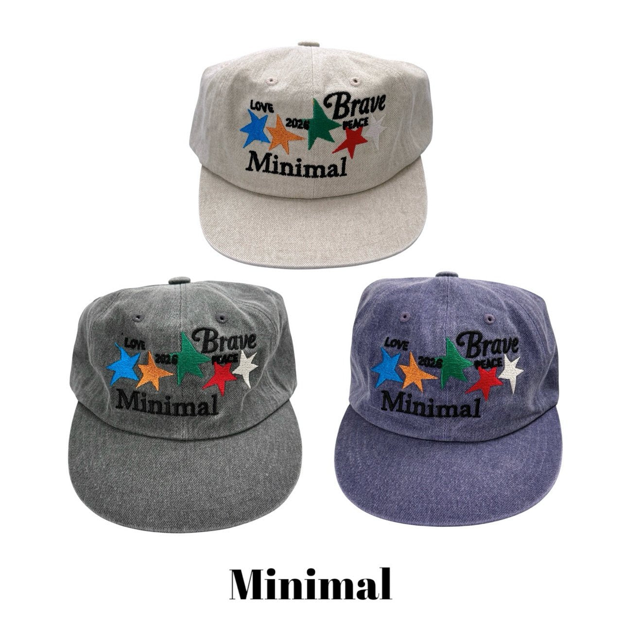 《予約》Star Baseball Cap / MINIMAL