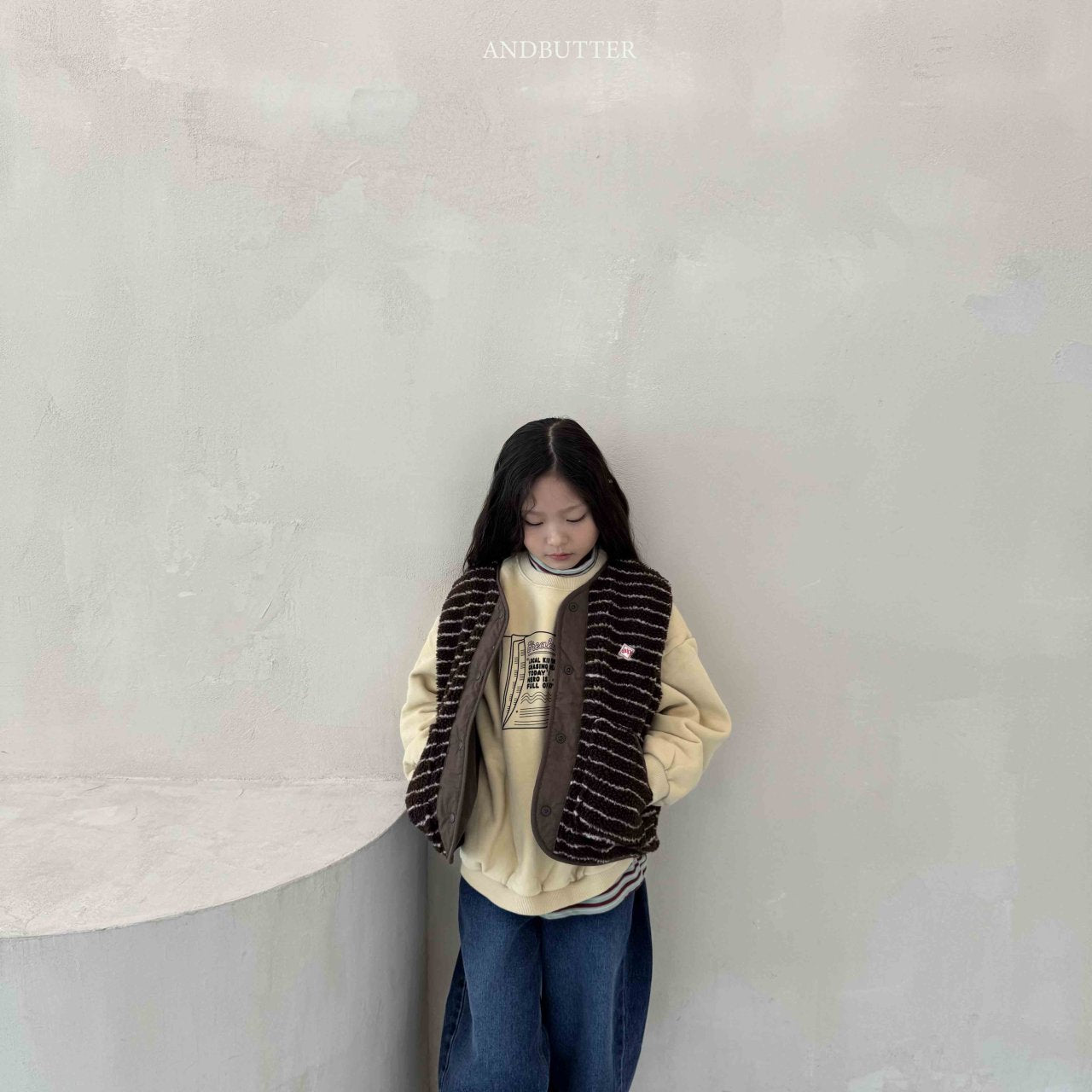 《予約》Reversible ST Dumble Vest / andbutter