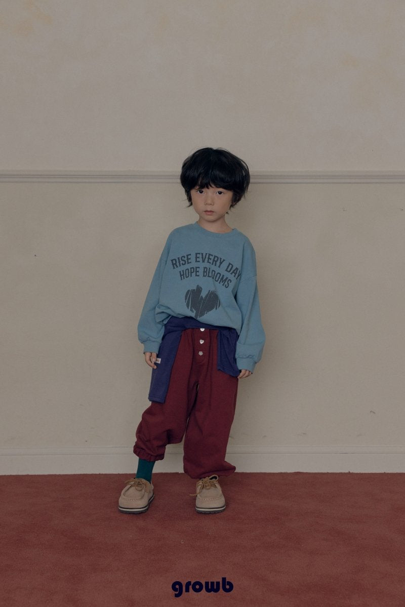 《予約》Button Jogger Pants / GROWB