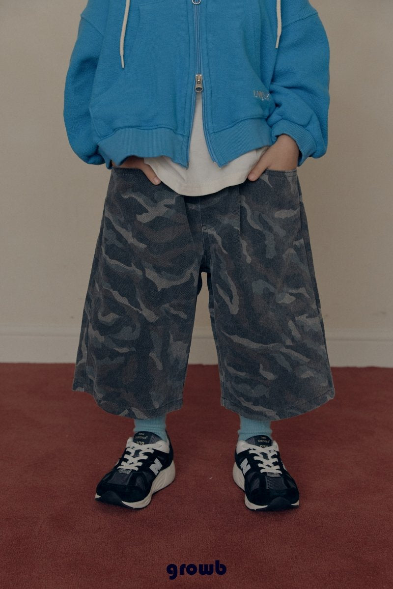 《予約》Falling Bermuda Pants / GROWB