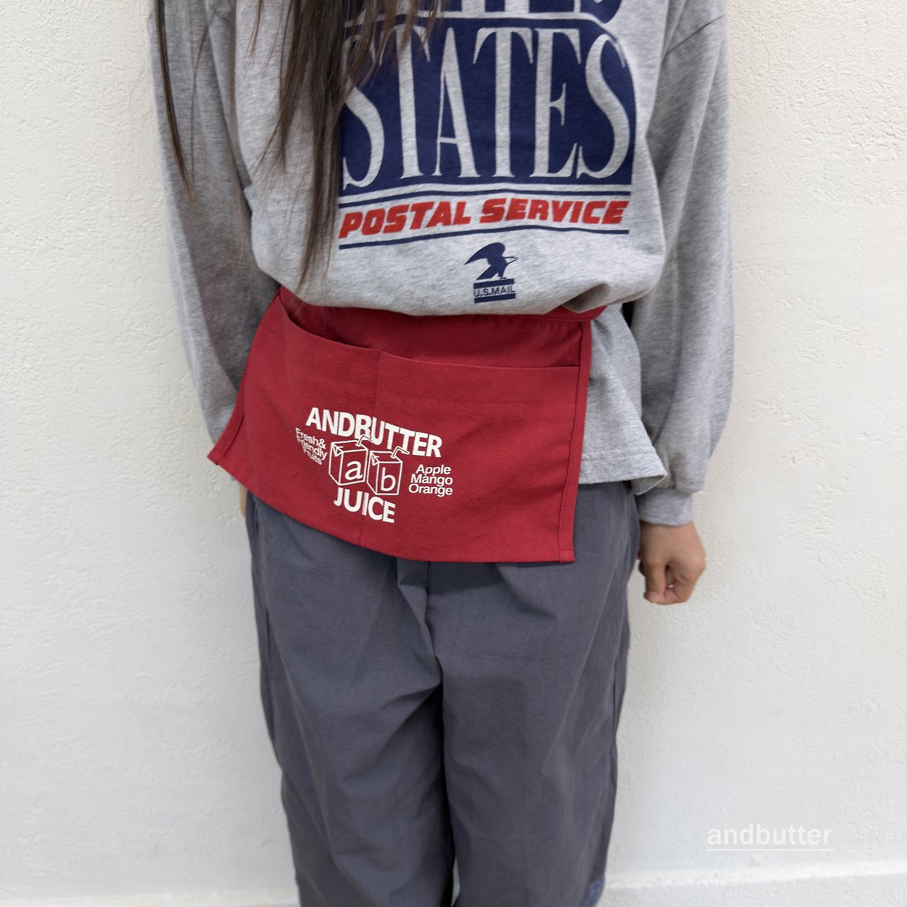 《予約》Canvas Apron / ANDBUTTER
