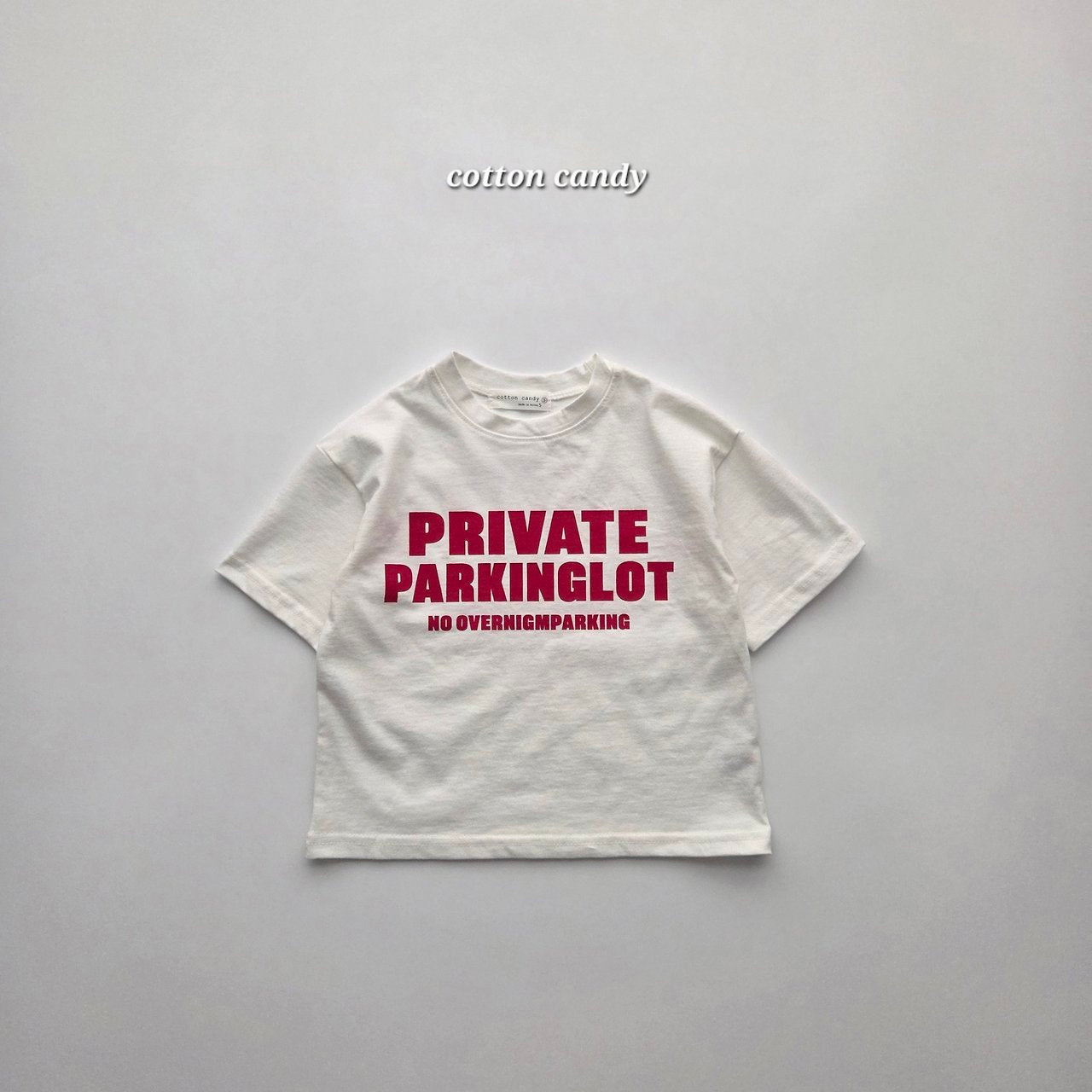 《予約》Steady T-shirt / cotton candy
