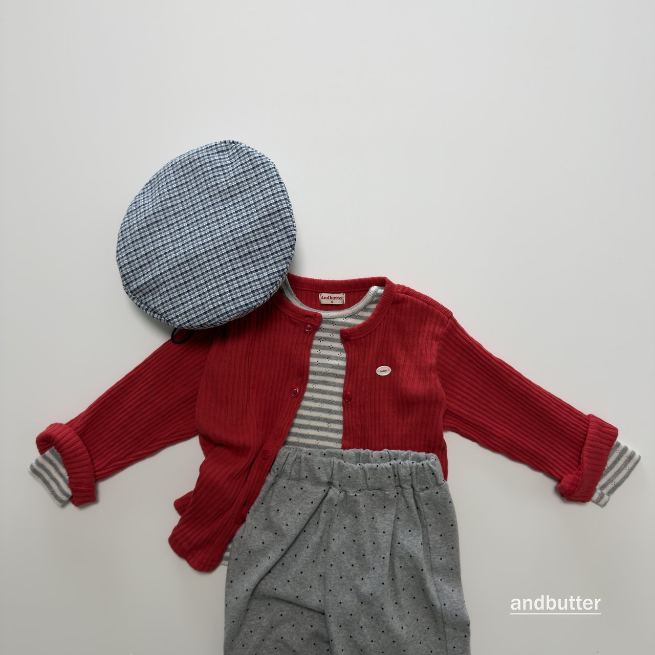 《予約》Reversible Beret / ANDBUTTER