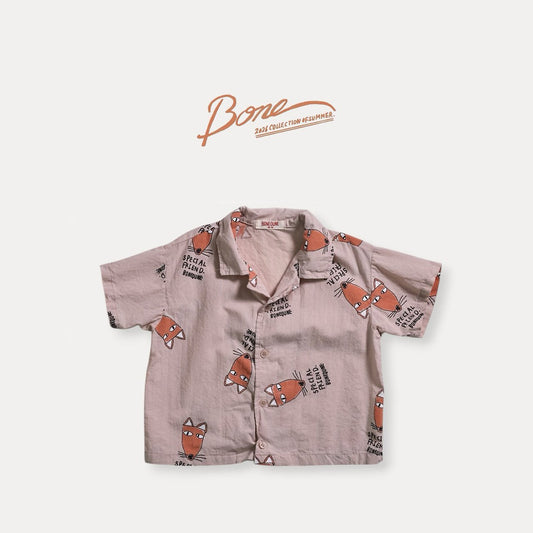 《予約》Fox Collar Shirt / Boneoune