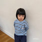 《予約》Heart Pocket Stripe T-Shirt / ANDBUTTER