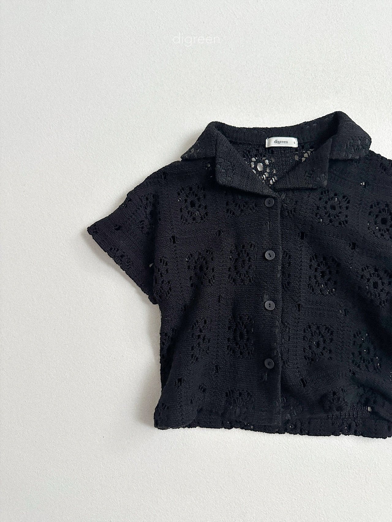 《予約》Crochet Shirt / digreen