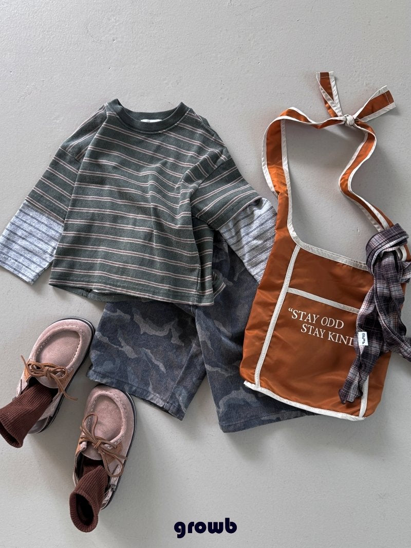 《予約》Falling Bermuda Pants / GROWB