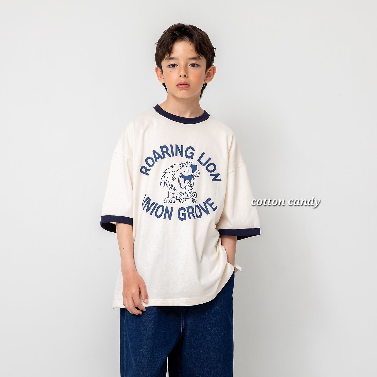 《予約》Lion T-shirt / cotton candy