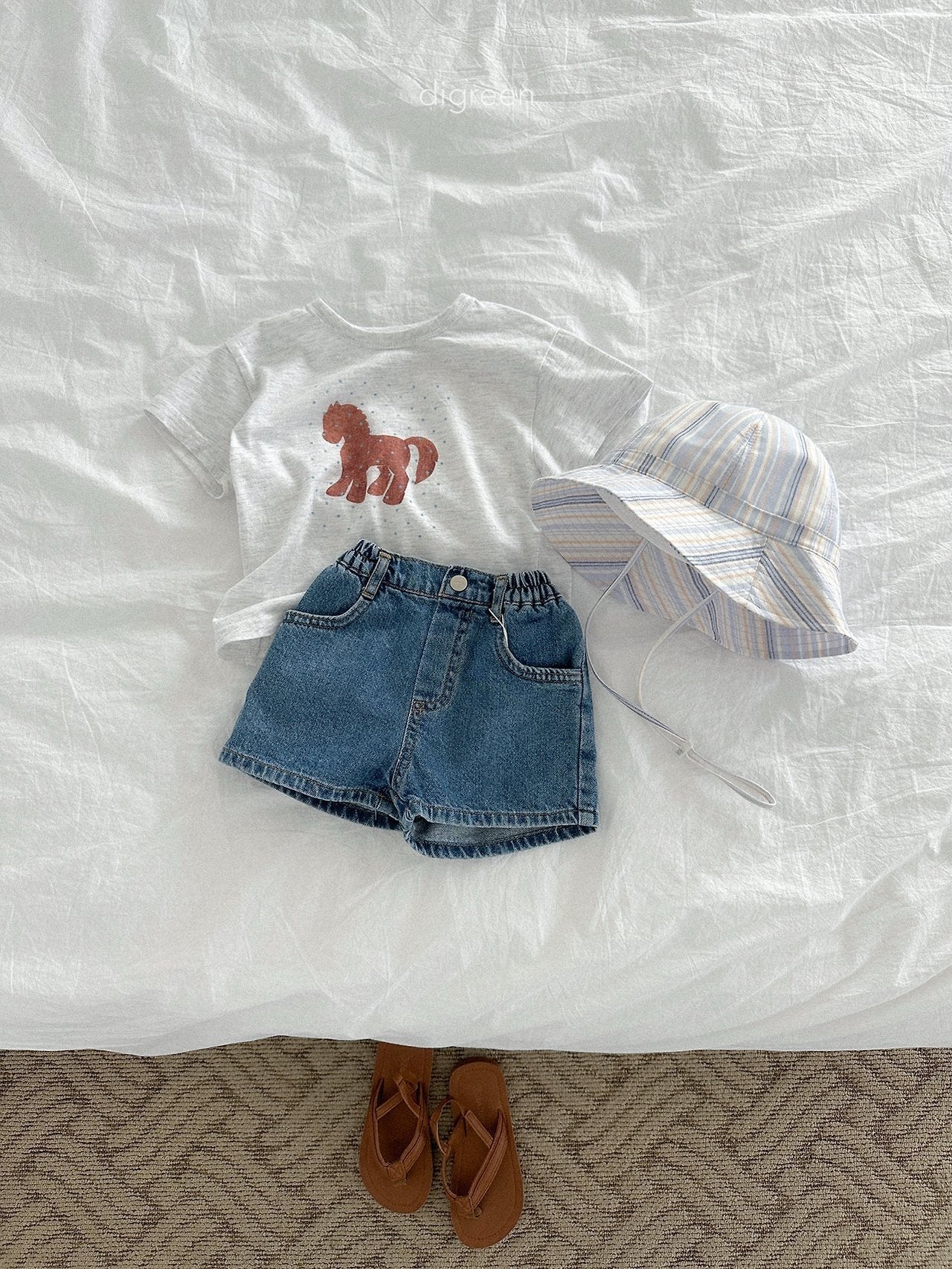 《予約》Veil Short Denim / digreen