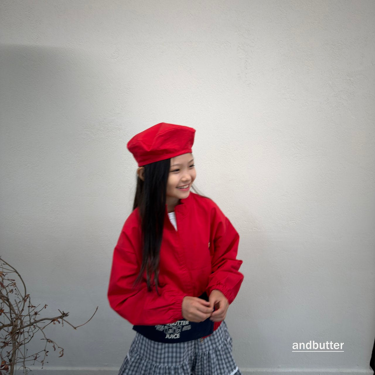 《予約》Reversible Beret / ANDBUTTER