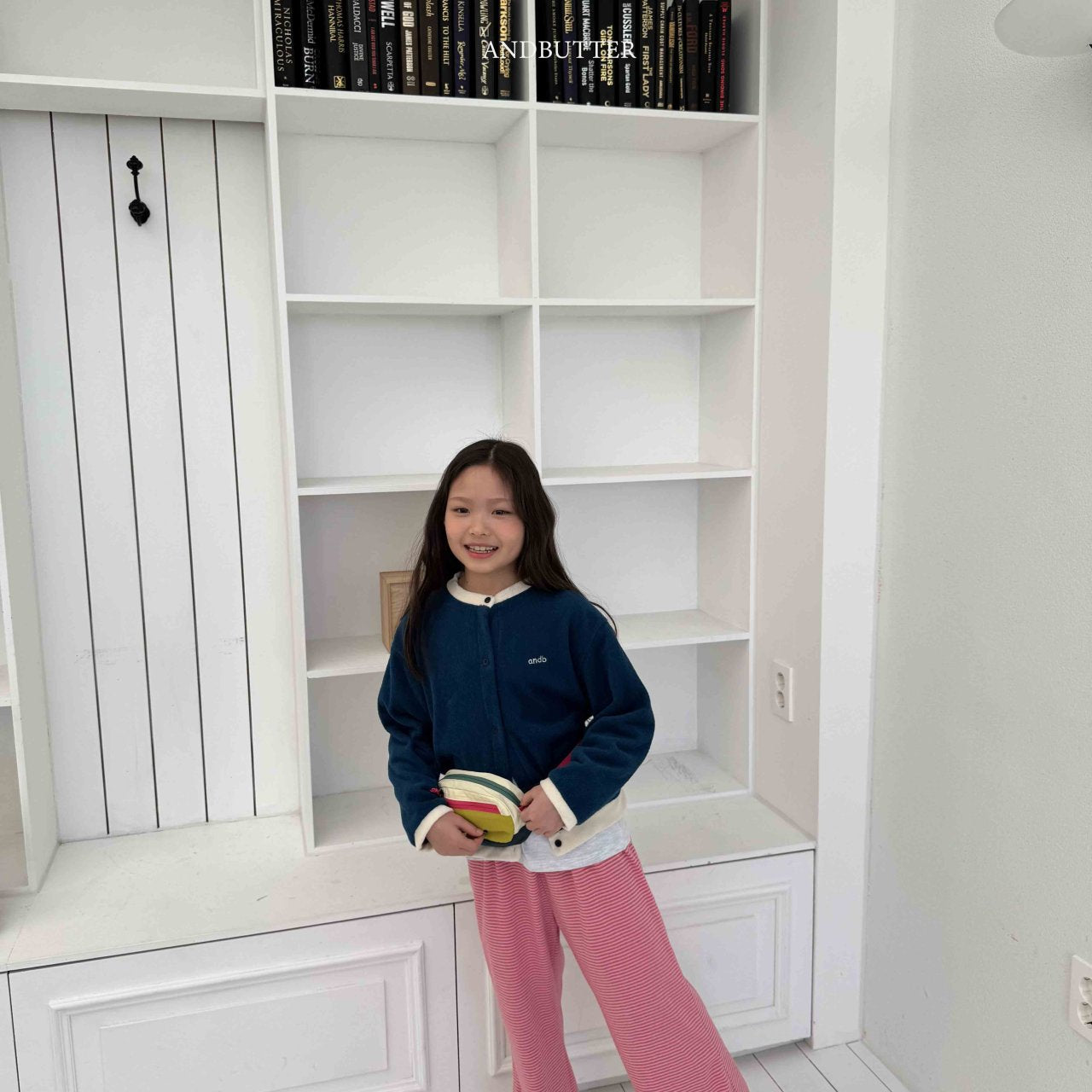 《予約》Two-Tone Terry Cardigan / andbutter