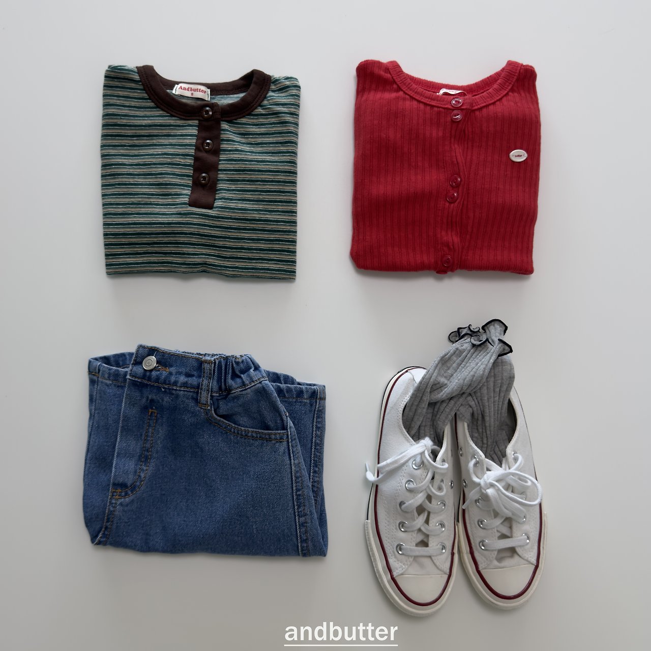 《予約》Spring Socks / ANDBUTTER