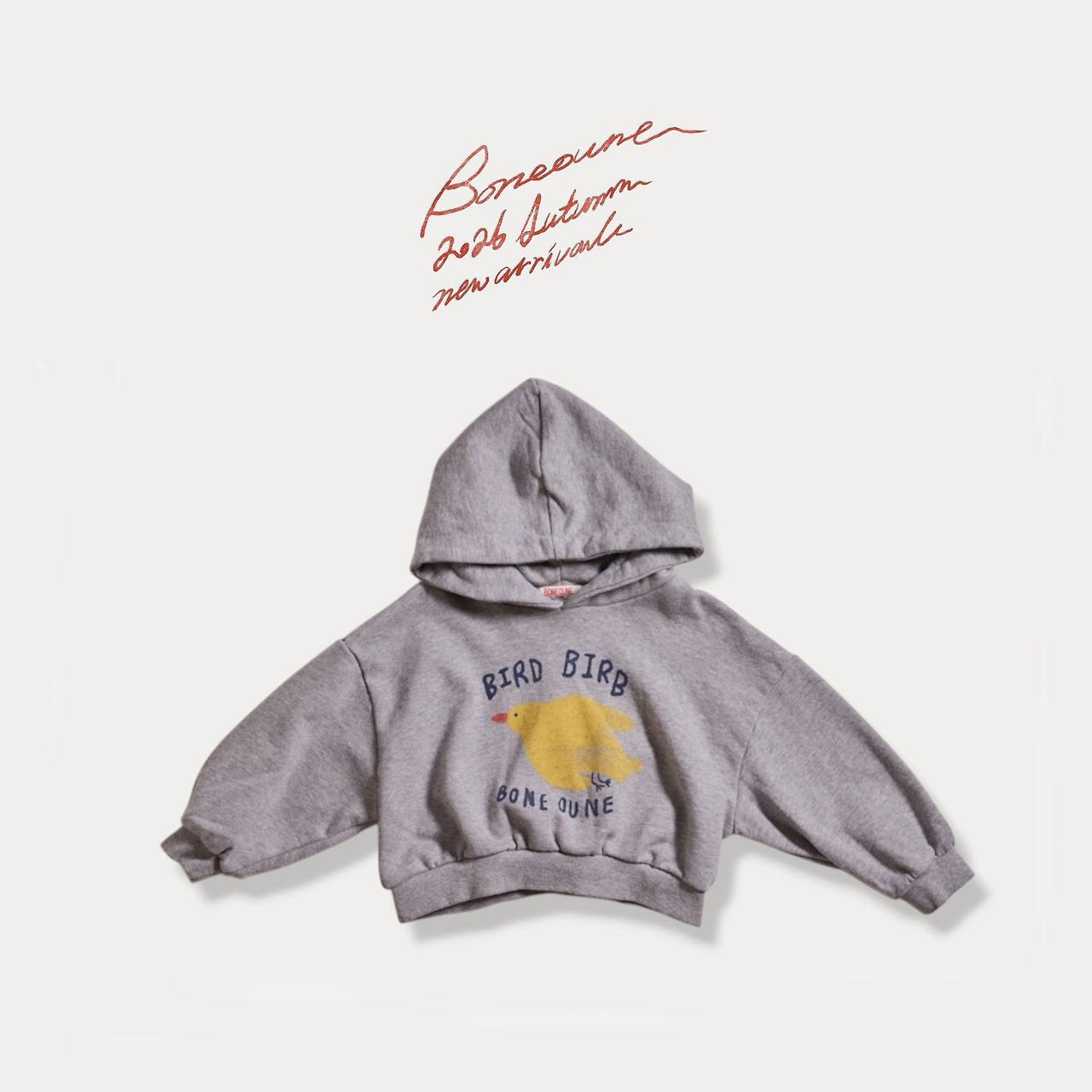 《予約》Bird Crop Hoodie / BONEOUNE