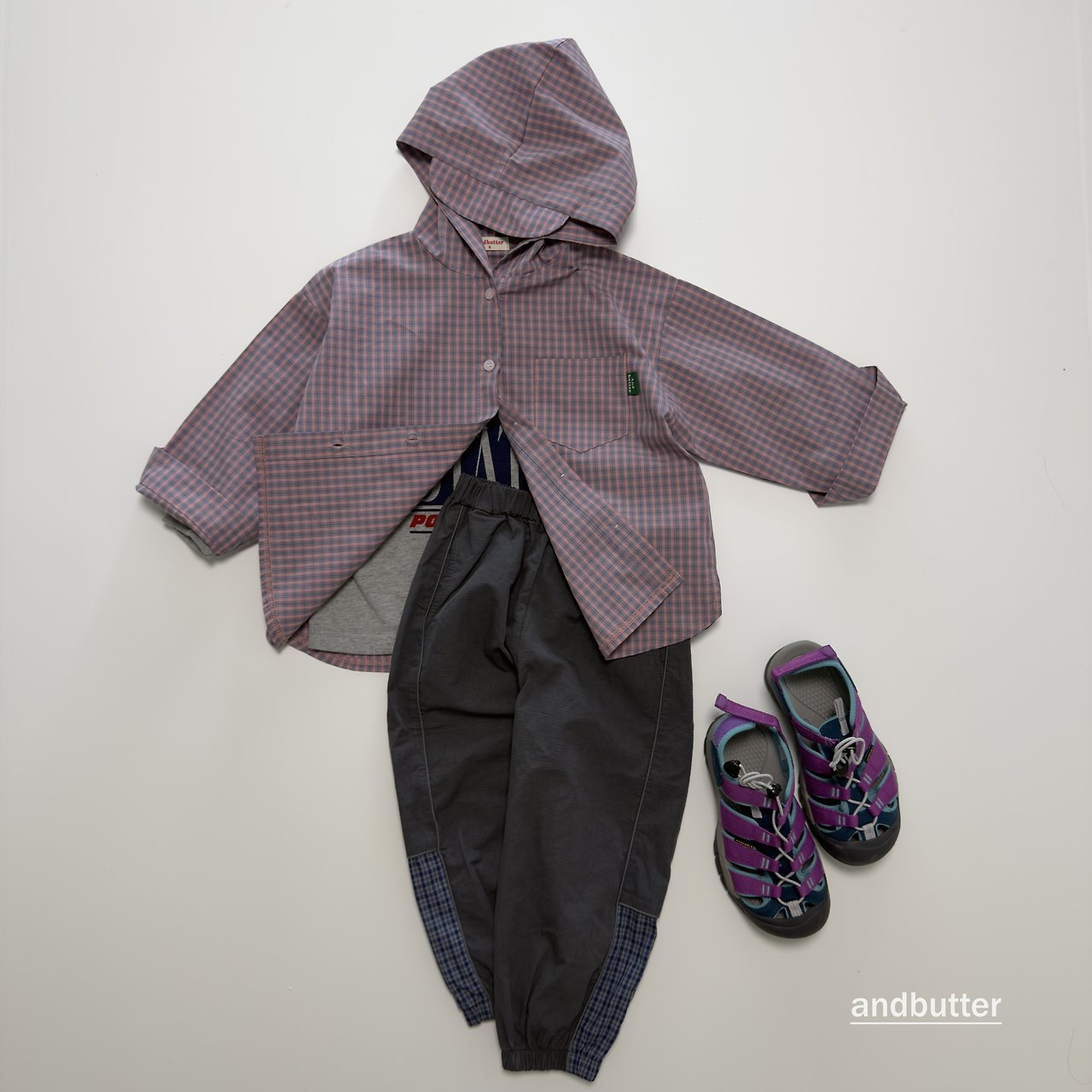 《予約》Cap Hood Shirt / ANDBUTTER