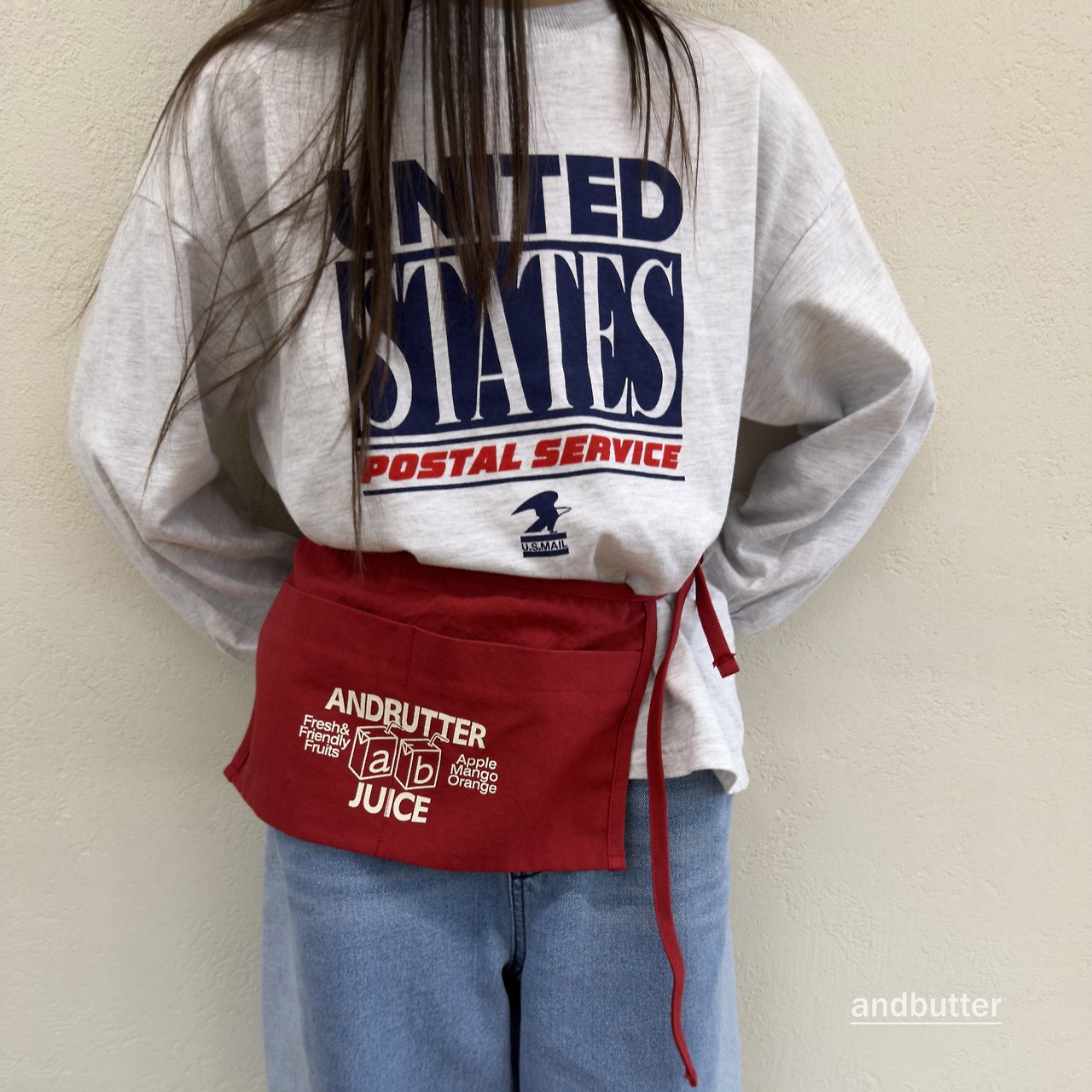 《予約》Canvas Apron / ANDBUTTER