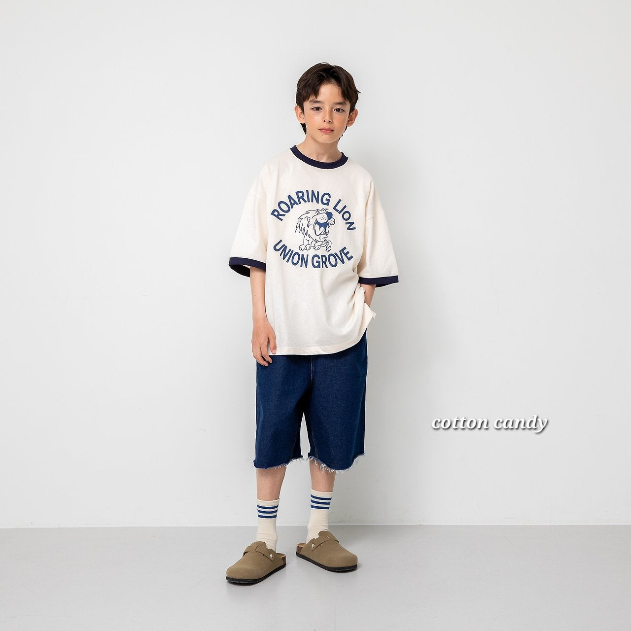 《予約》Lion T-shirt / cotton candy