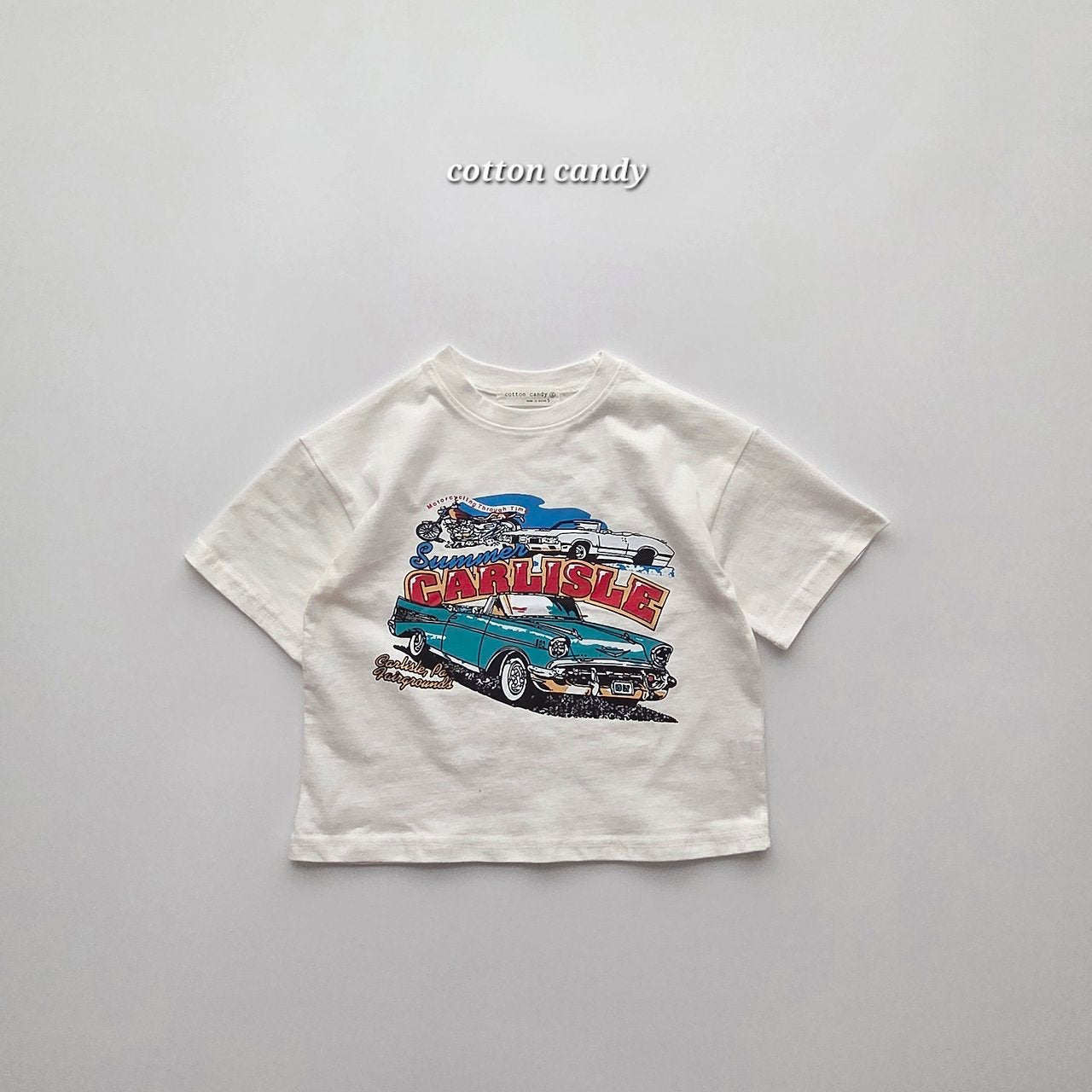《予約》Race T-shirt / cotton candy