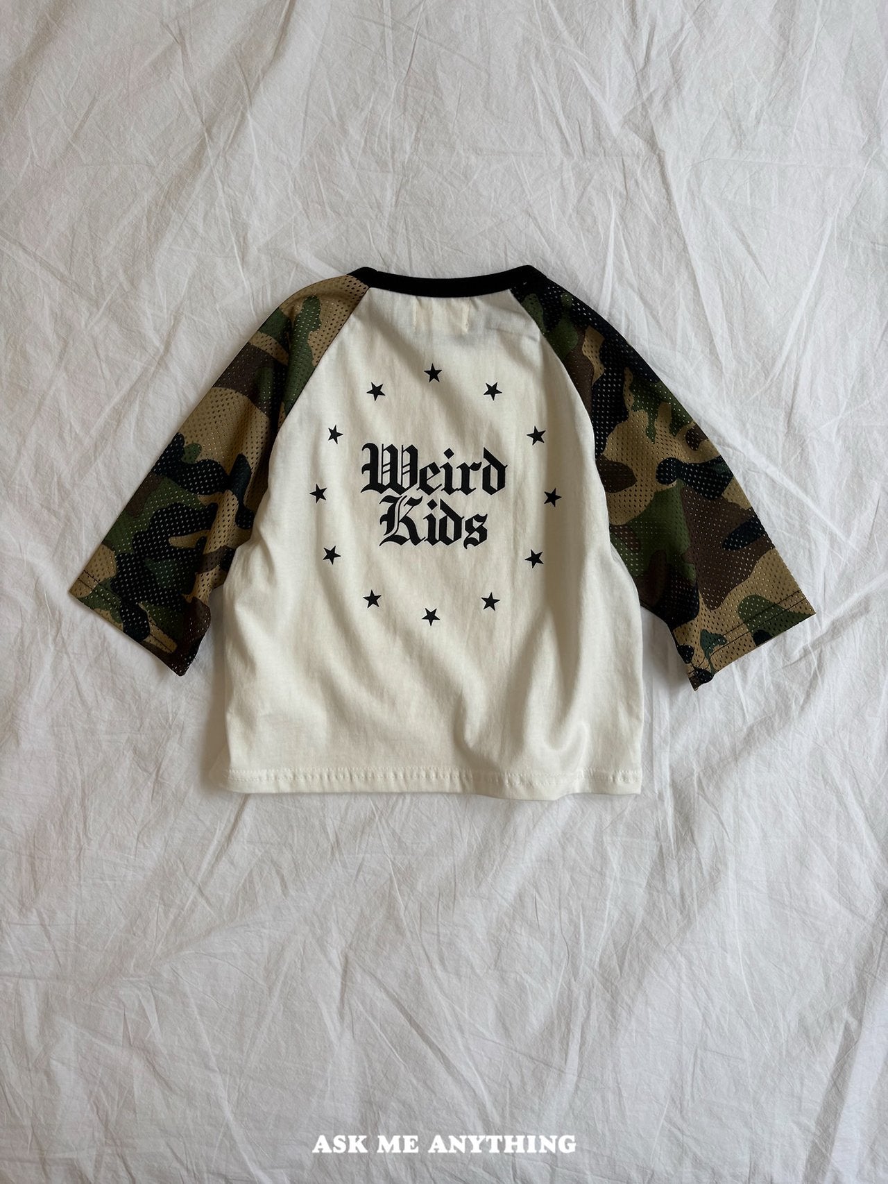 《予約》Camo Mesh T-Shirt / ASK ME ANYTHING