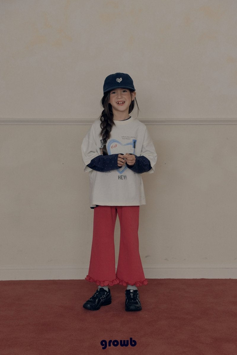 《予約》Siron Frill Rib Pants / GROWB