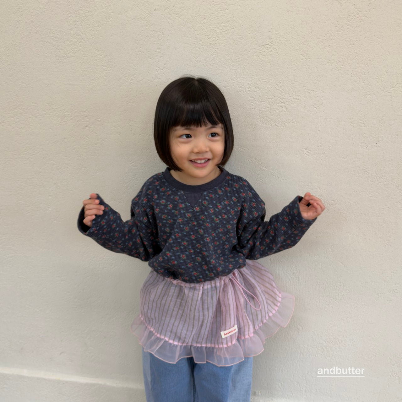 《予約》String Stripe Skirt / ANDBUTTER