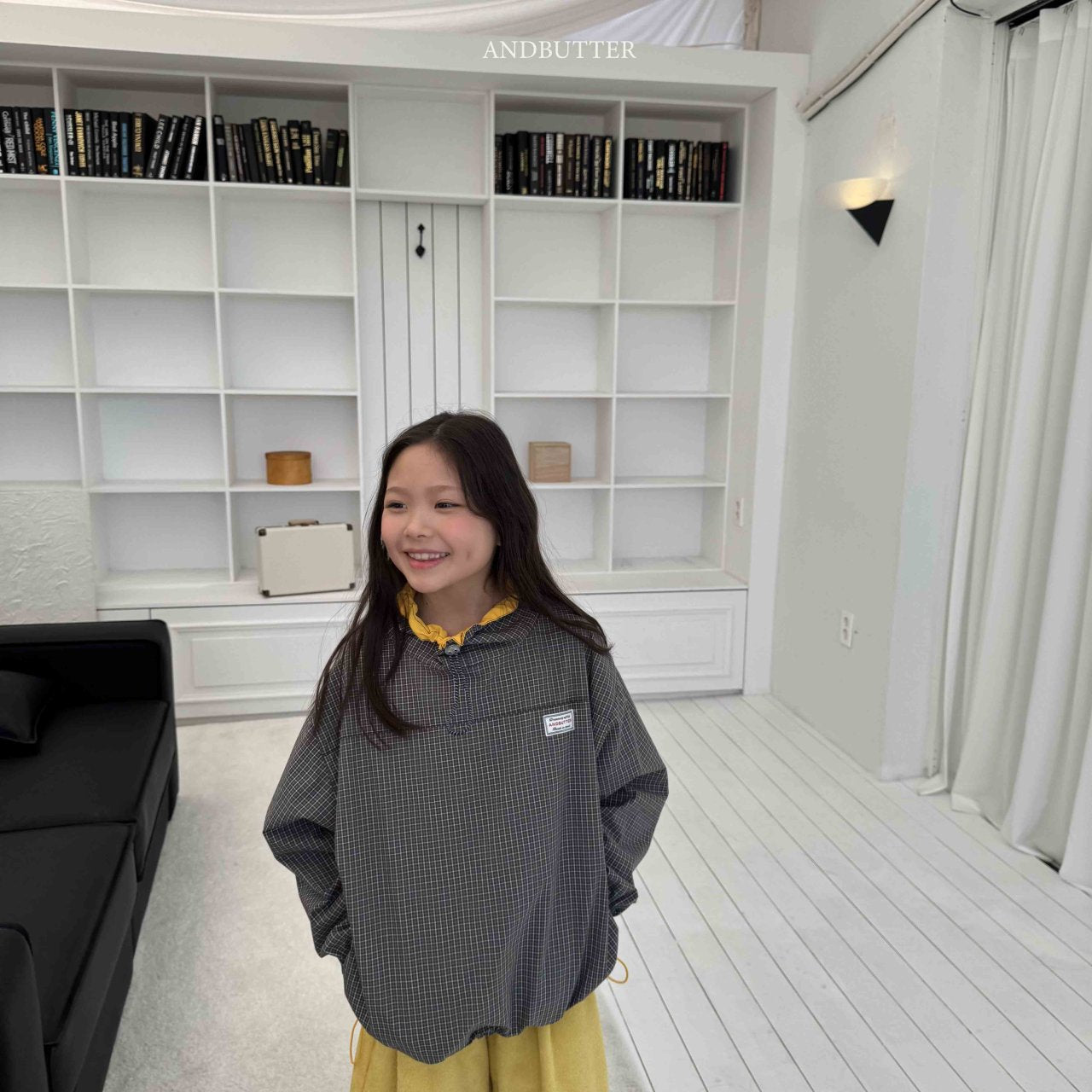 《予約》Old Check Anorak / andbutter