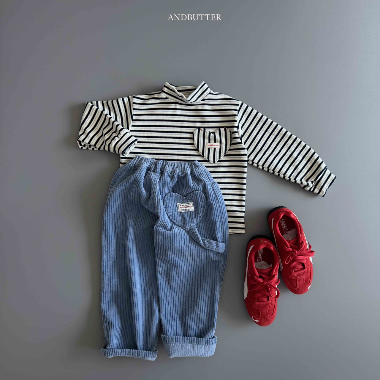 《予約》Love Ring Corduroy Pants / andbutter