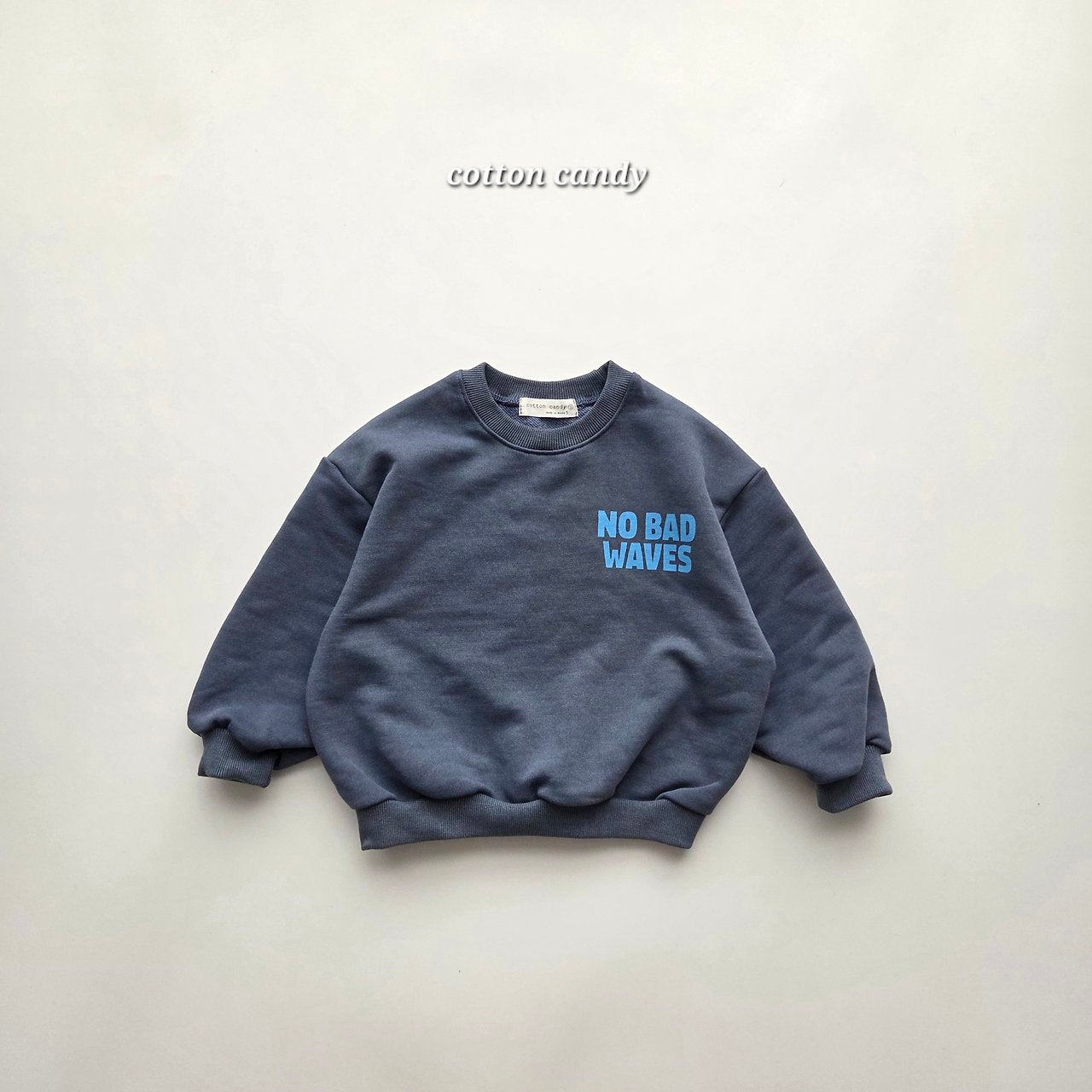 《予約》Wave Sweatshirt / cotton candy