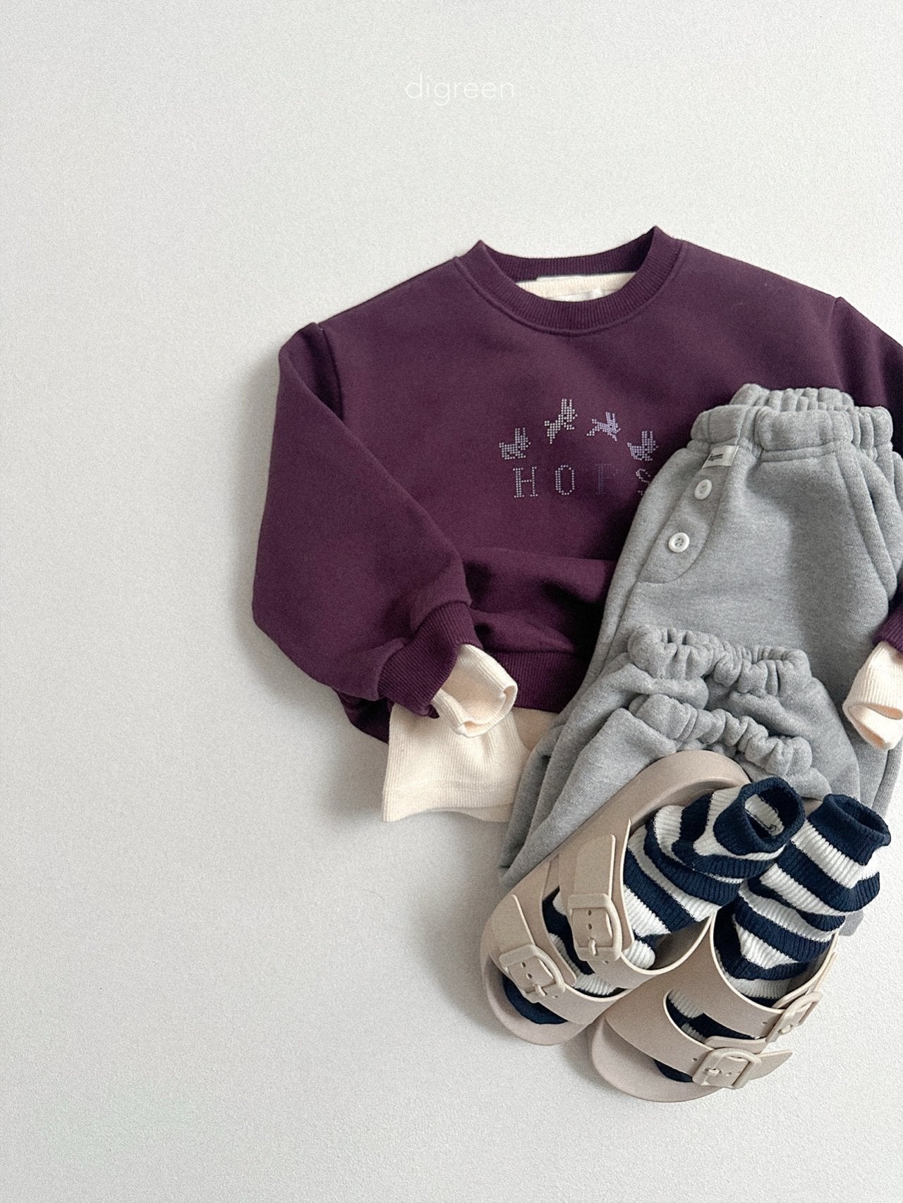 《予約》Minimal Stripe  Socks(Set) / digreen