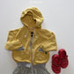 《予約》Tone-on-Tone Pocket Zip-Up Hoodie / ANDBUTTER