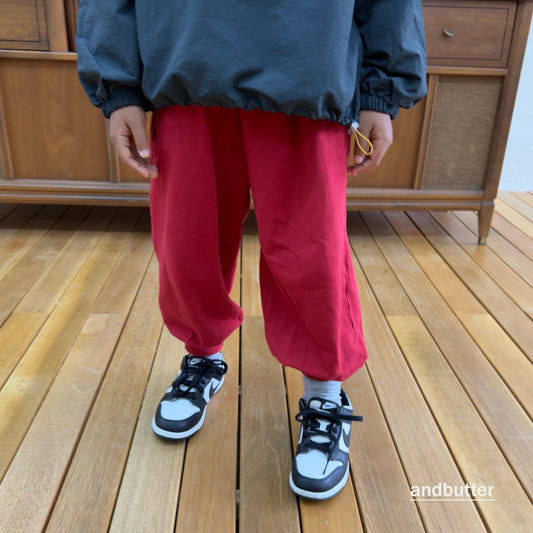 《予約》Rib Jogger Pants / ANDBUTTER