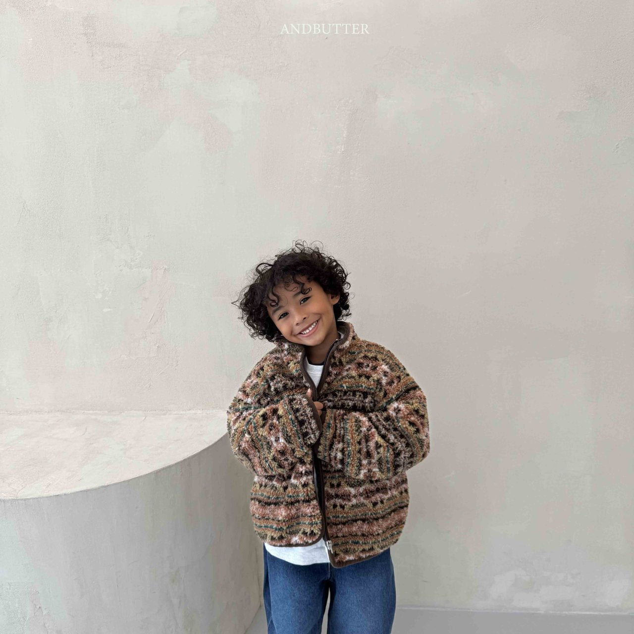 《予約》Nordic Line Jumper / andbutter