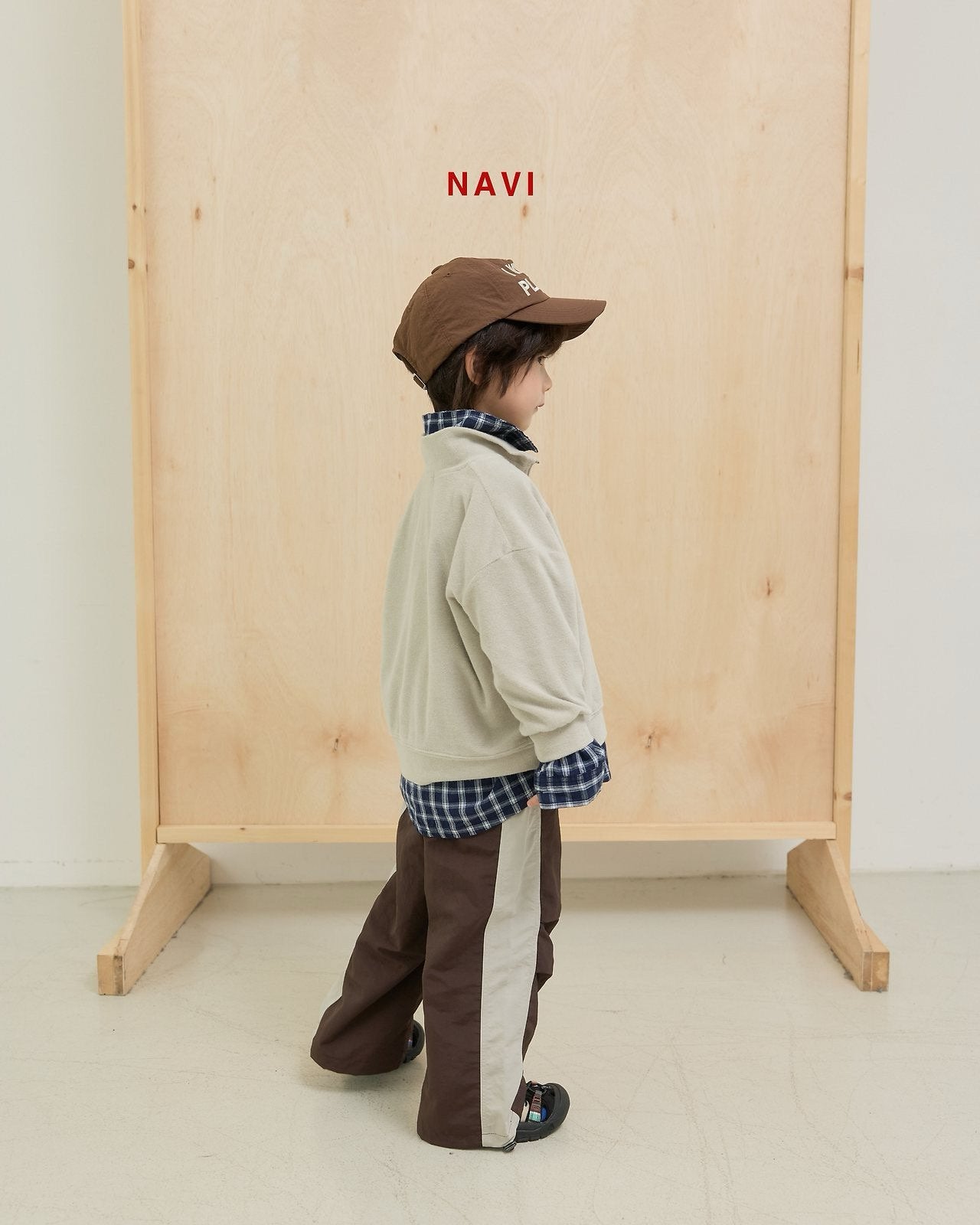 《予約》Anna Color-Block Pants / navi.