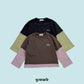 《予約》Double T-shirt  / Growb