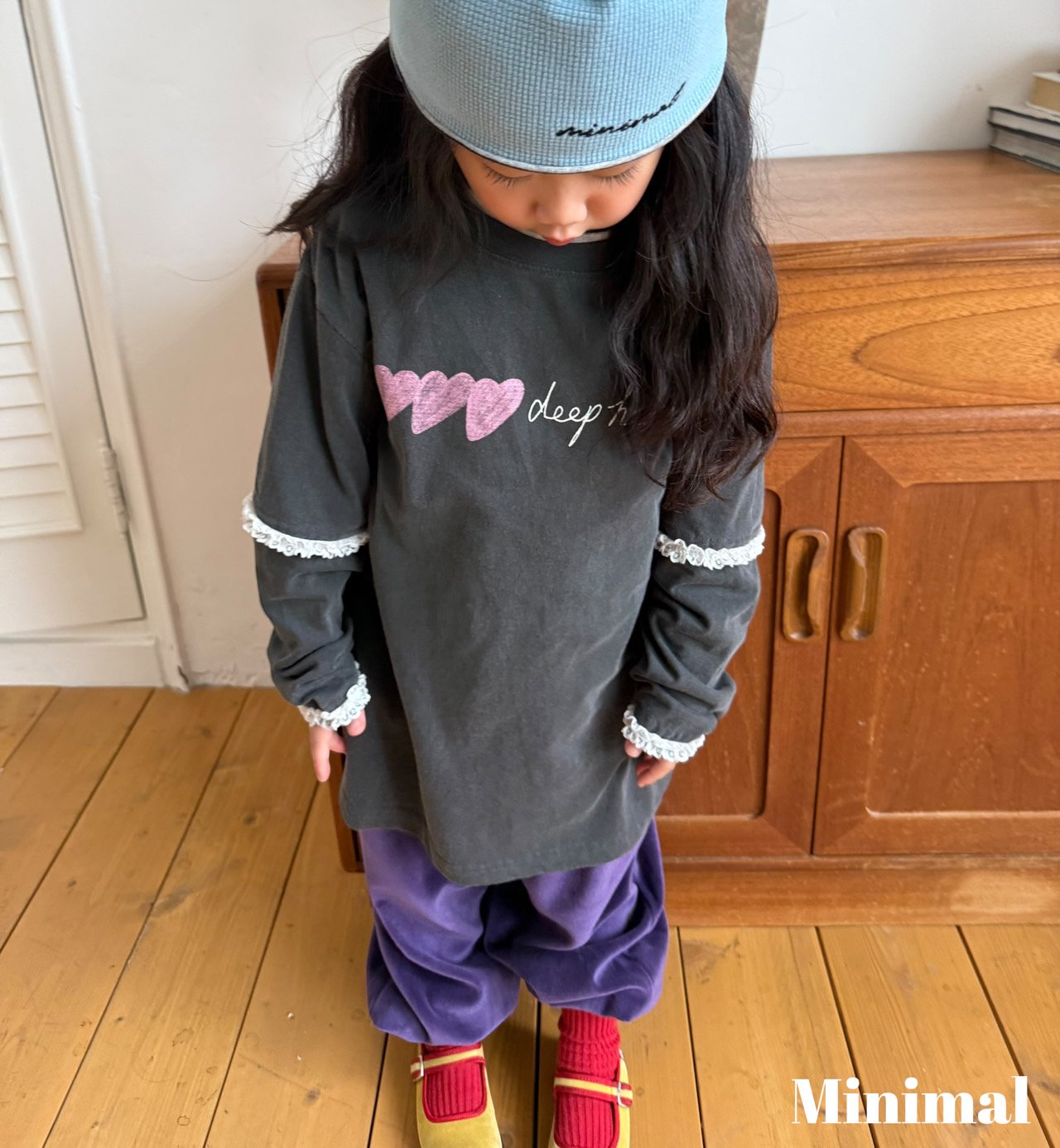 《予約》Velour Button Jogger Pants / MINIMAL