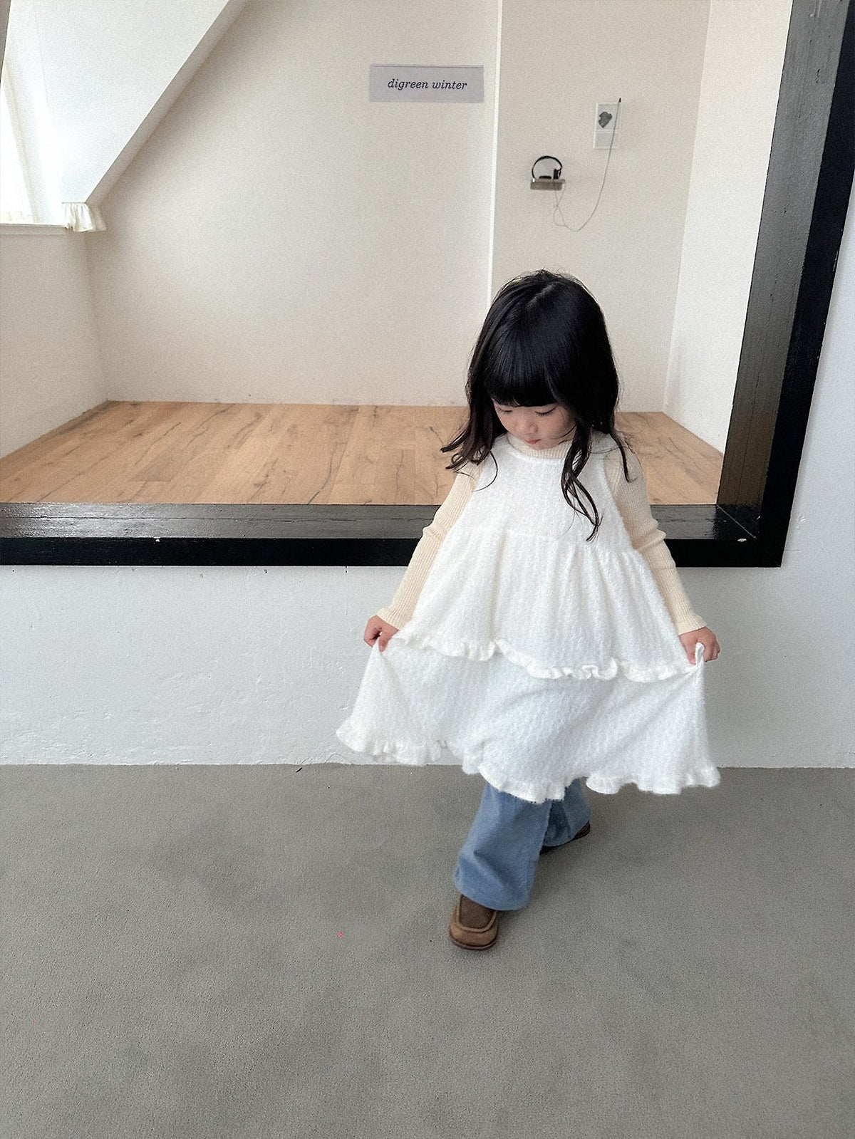 《予約》Riffle Dress / digreen