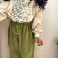 《予約》Velour Button Jogger Pants / MINIMAL
