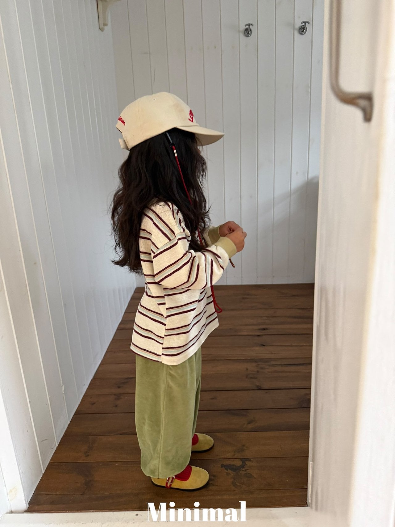 《予約》Velour Button Jogger Pants / MINIMAL