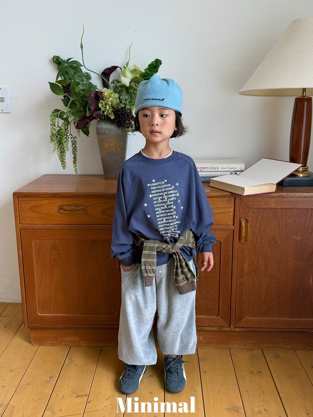 《予約》Velour Button Jogger Pants / MINIMAL