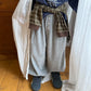《予約》Velour Button Jogger Pants / MINIMAL