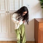 《予約》Velour Button Jogger Pants / MINIMAL