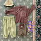 《予約》Velour Button Jogger Pants / MINIMAL