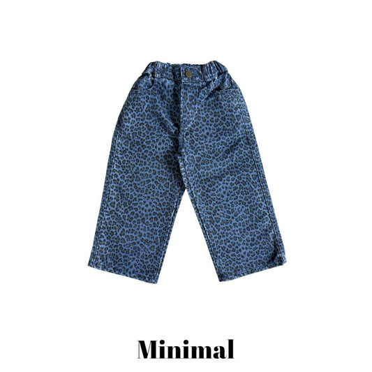 《予約》Leopard Print Denim / MINIMAL