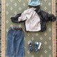 《予約》Leopard Print Denim / MINIMAL