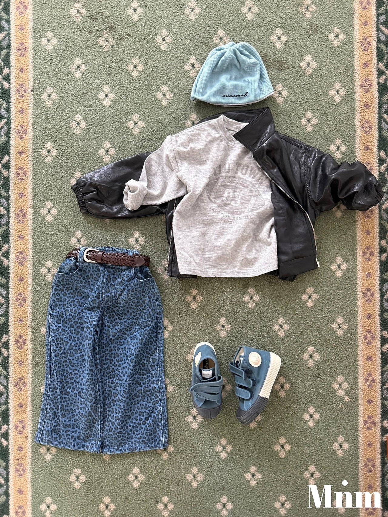 《予約》Leopard Print Denim / MINIMAL