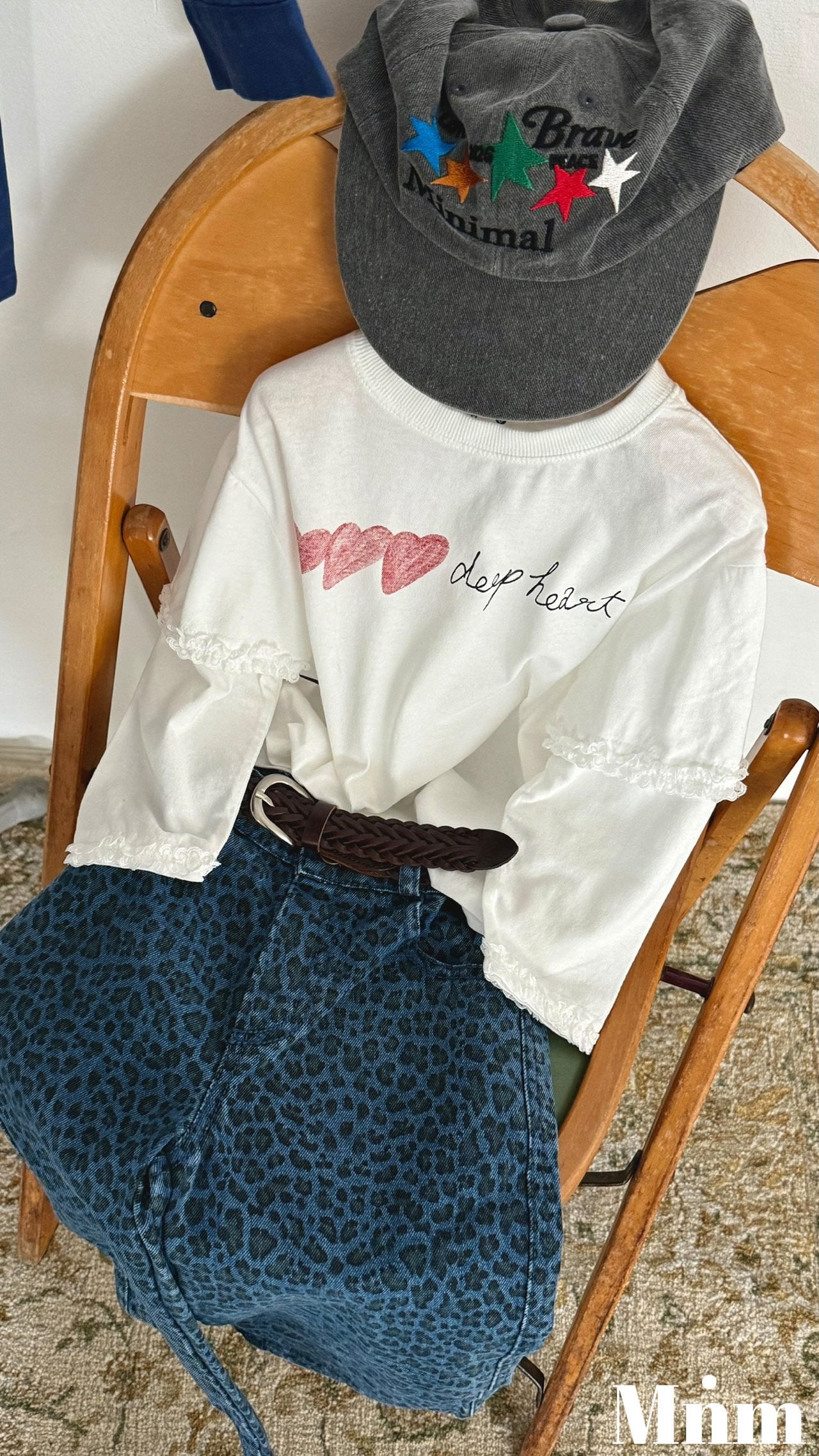 《予約》Leopard Print Denim / MINIMAL