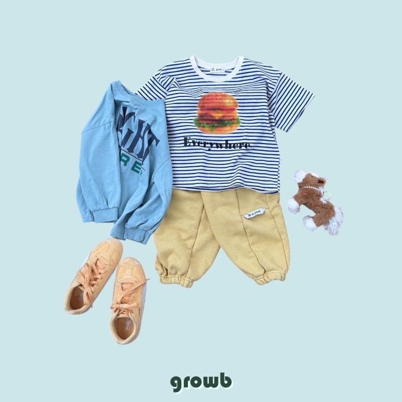 《予約》Hamburger T-shirt / Growb