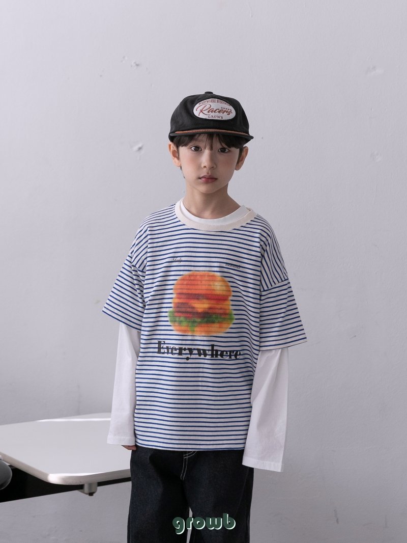 《予約》Hamburger T-shirt / Growb