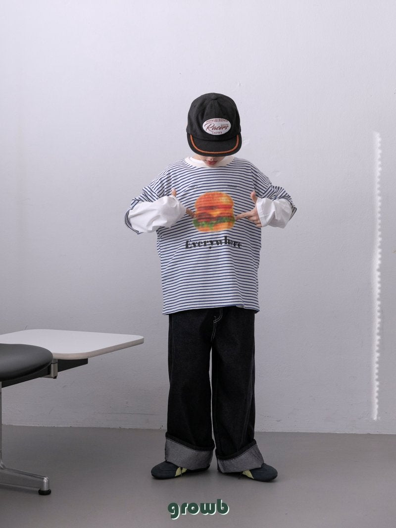 《予約》Hamburger T-shirt / Growb
