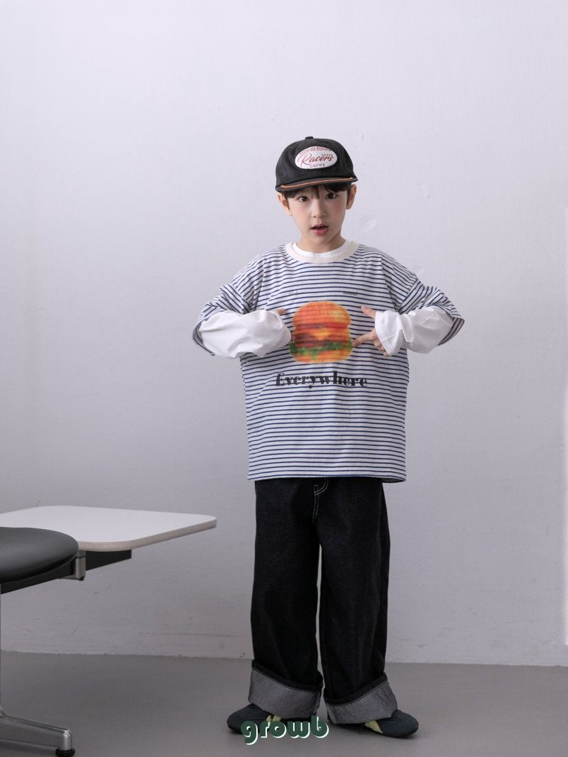 《予約》Hamburger T-shirt / Growb